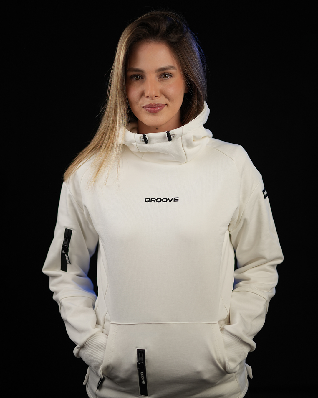 Groove hoodie | Stealth offwhite