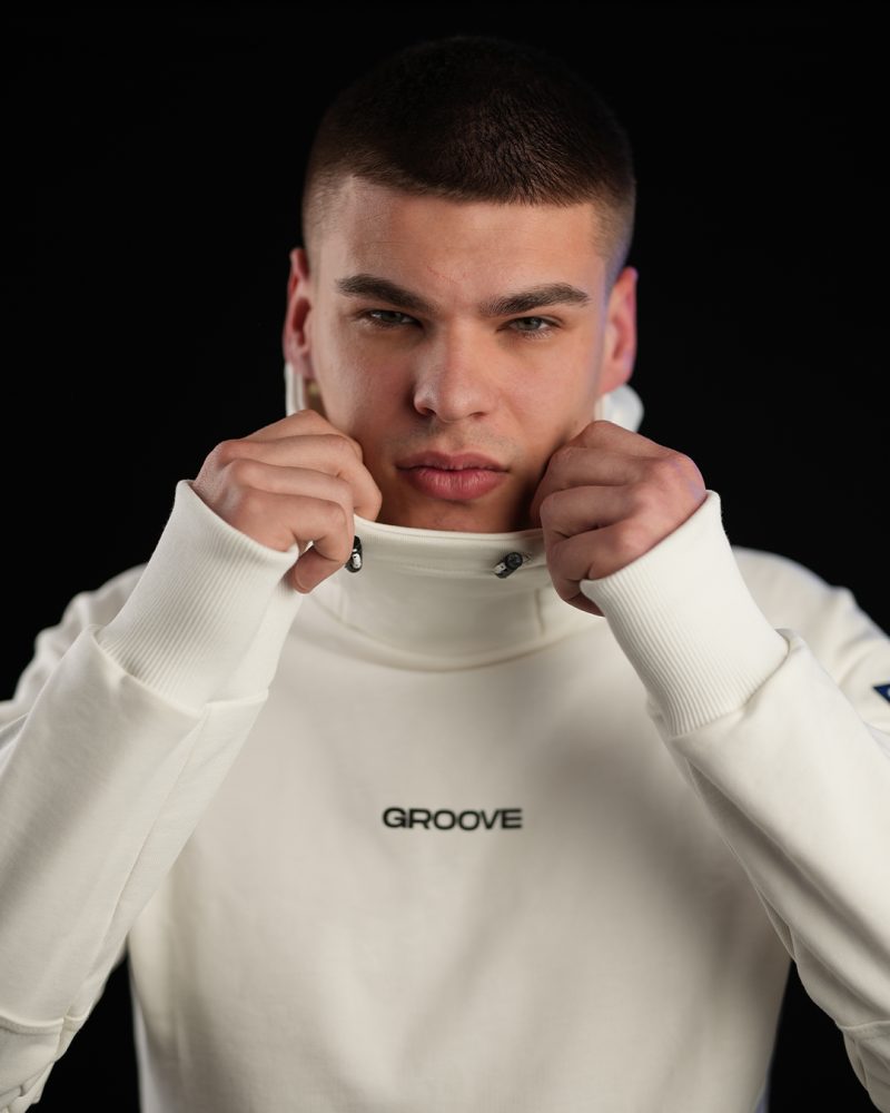 Groove hoodie | Stealth offwhite