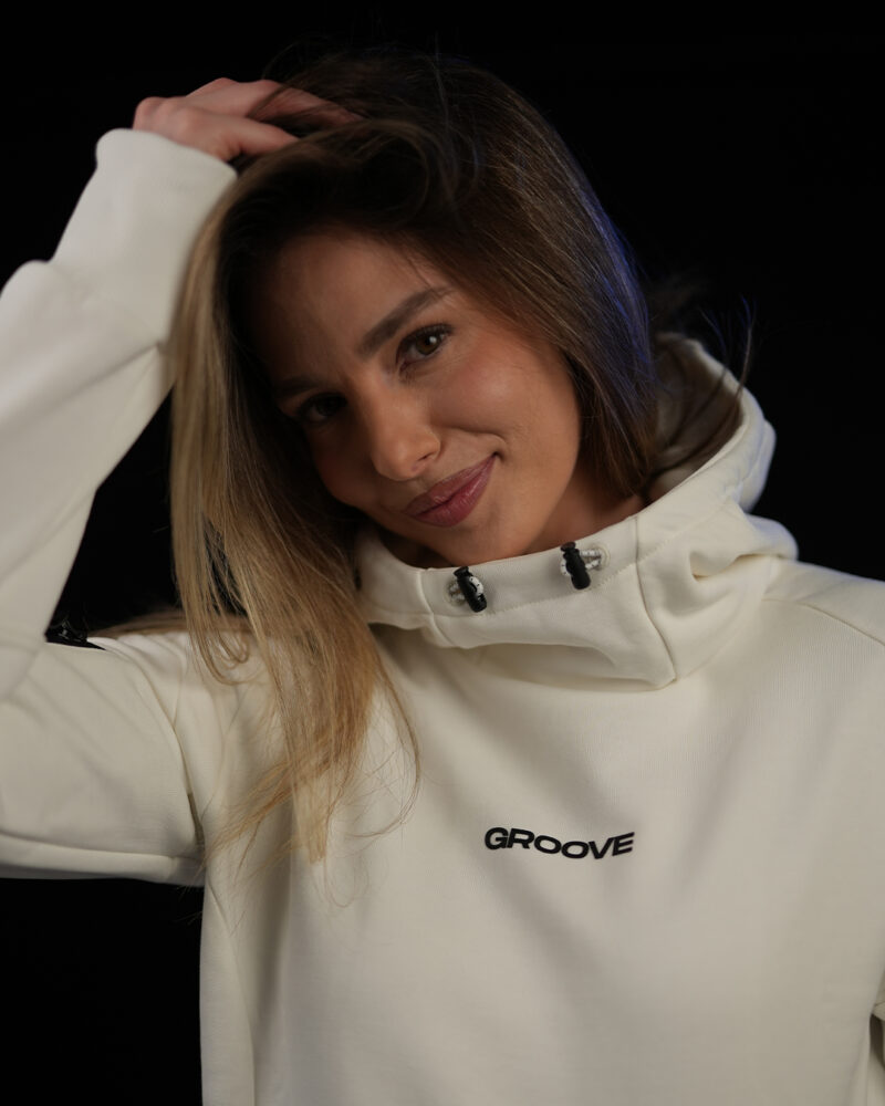 Groove hoodie | Stealth offwhite